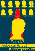 Antipersonrösta på Rasist