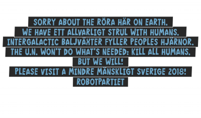 Sorry about the röra här on Earth